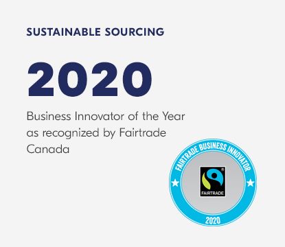 Fair Trade Innovator of the Year 2020 Award logo.